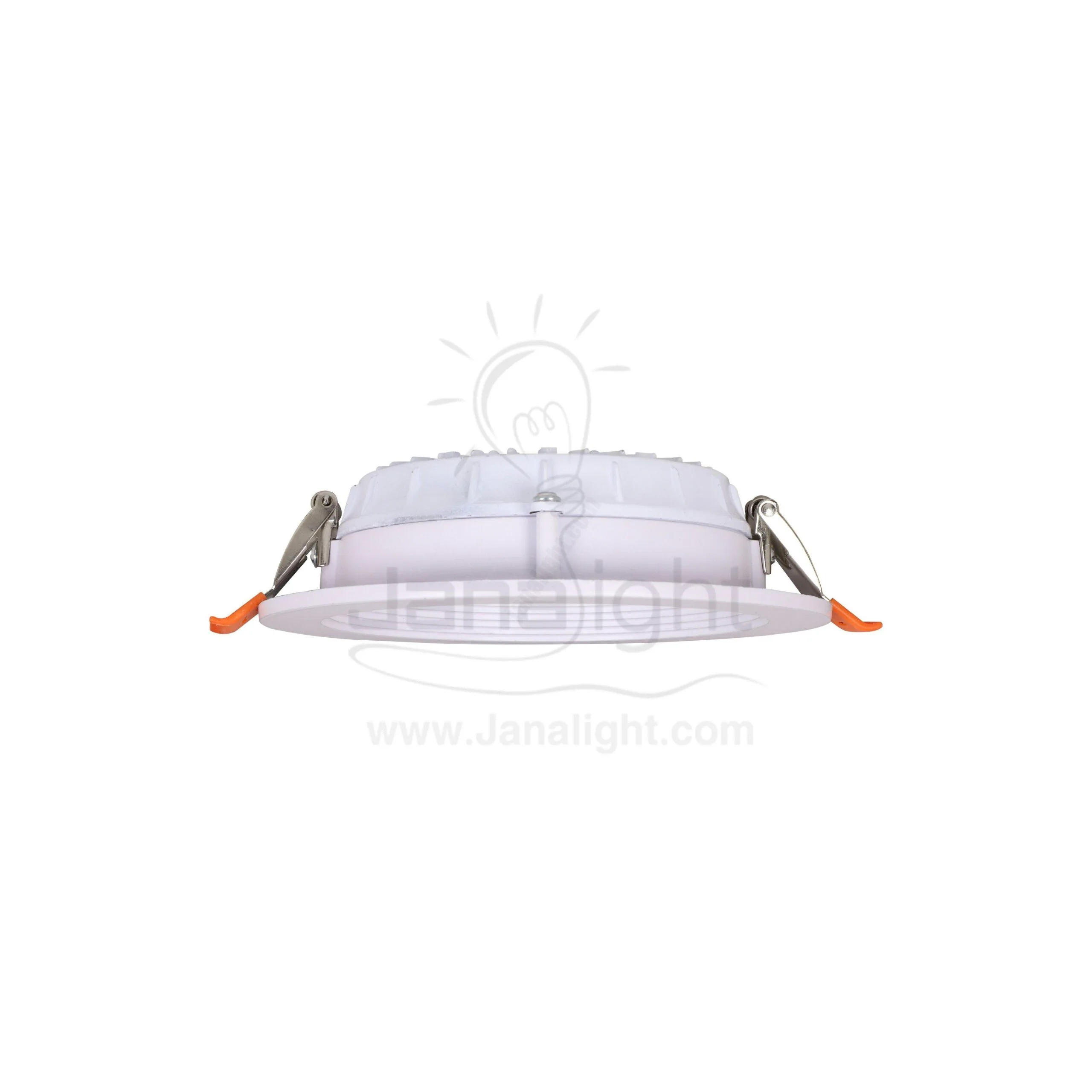 كشاف 20 وات كومبكت ابيض معدن حلق ابيض جنى لايت Metal White Compact 20 Watt Downlight