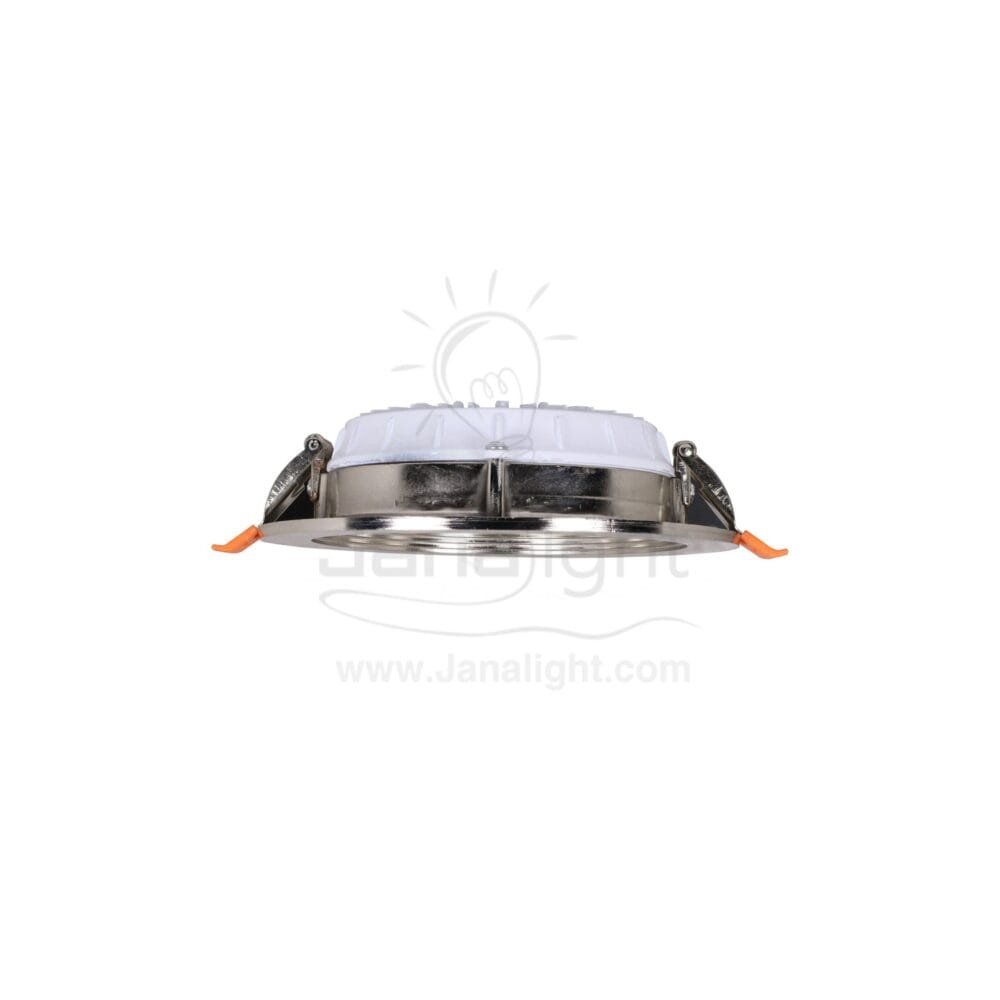 كشاف 20 وات كومبكت وورم معدن حلق فضي جنى لايت metal silver warm compact 30 watt downlight