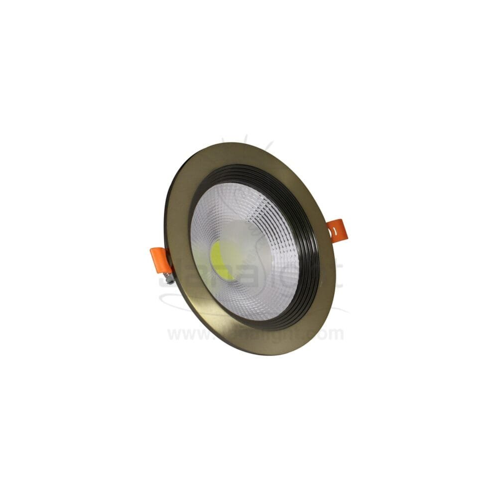 كشاف 20 وات كومبكت ابيض معدن حلق اكسيدي اصفر جنى لايت metal Yellow oxide warm compact 20 watt downlight