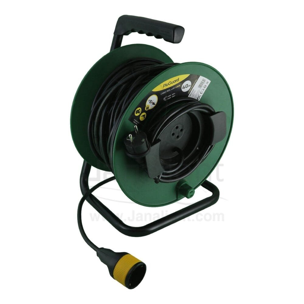 مشترك مصانع بكرة بفيشة بسلك 40 متر لوكReel factories joint with a plug with a wire of 40 meters lock