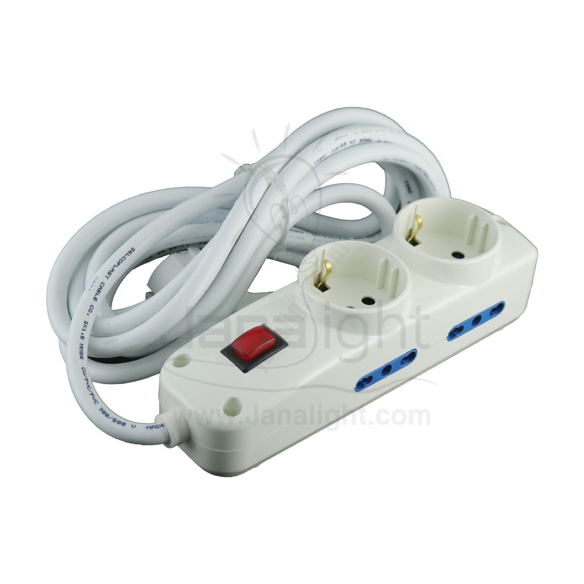 مشترك اليوس 6 مخرج Elios multi socket plug 6 sockety outlet
