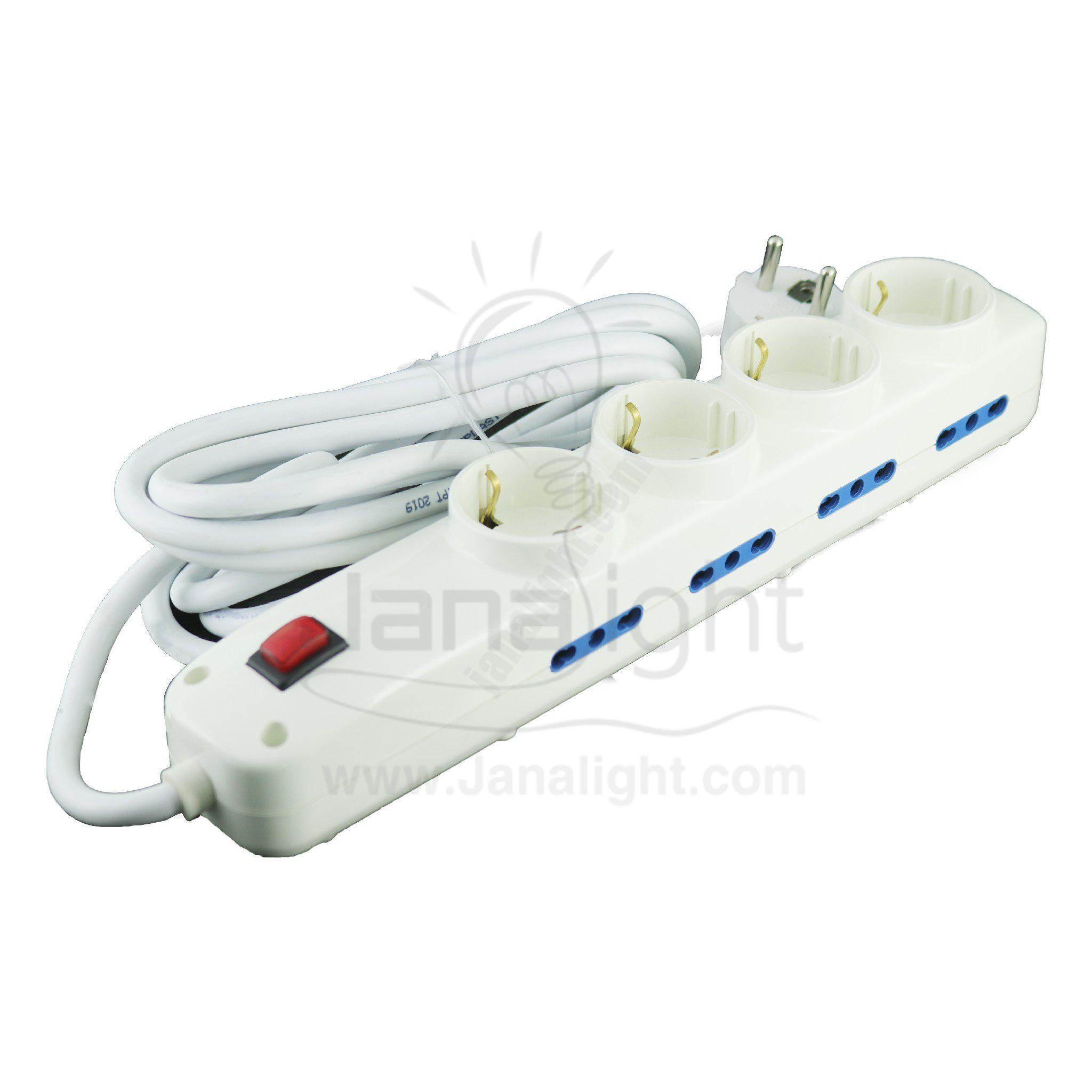 مشترك اليوس 12 مخرج Elios multi socket plug 12 sockety outlet