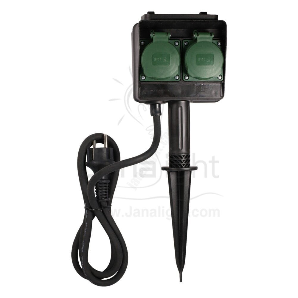 مشترك حربة وتر بروف 2 عين بسلك 1.5 متر brennenstuhl/IP44A bayonetmulti socket plug water proof 2 socket outlet with 1.5 meter cabled brennenstuhl/IP44